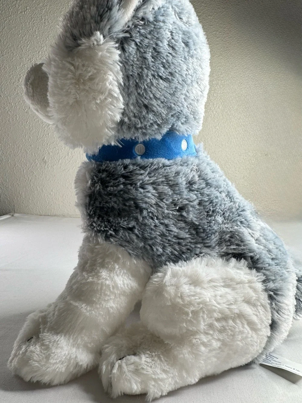 Sky Gray and White Husky Plush Toy